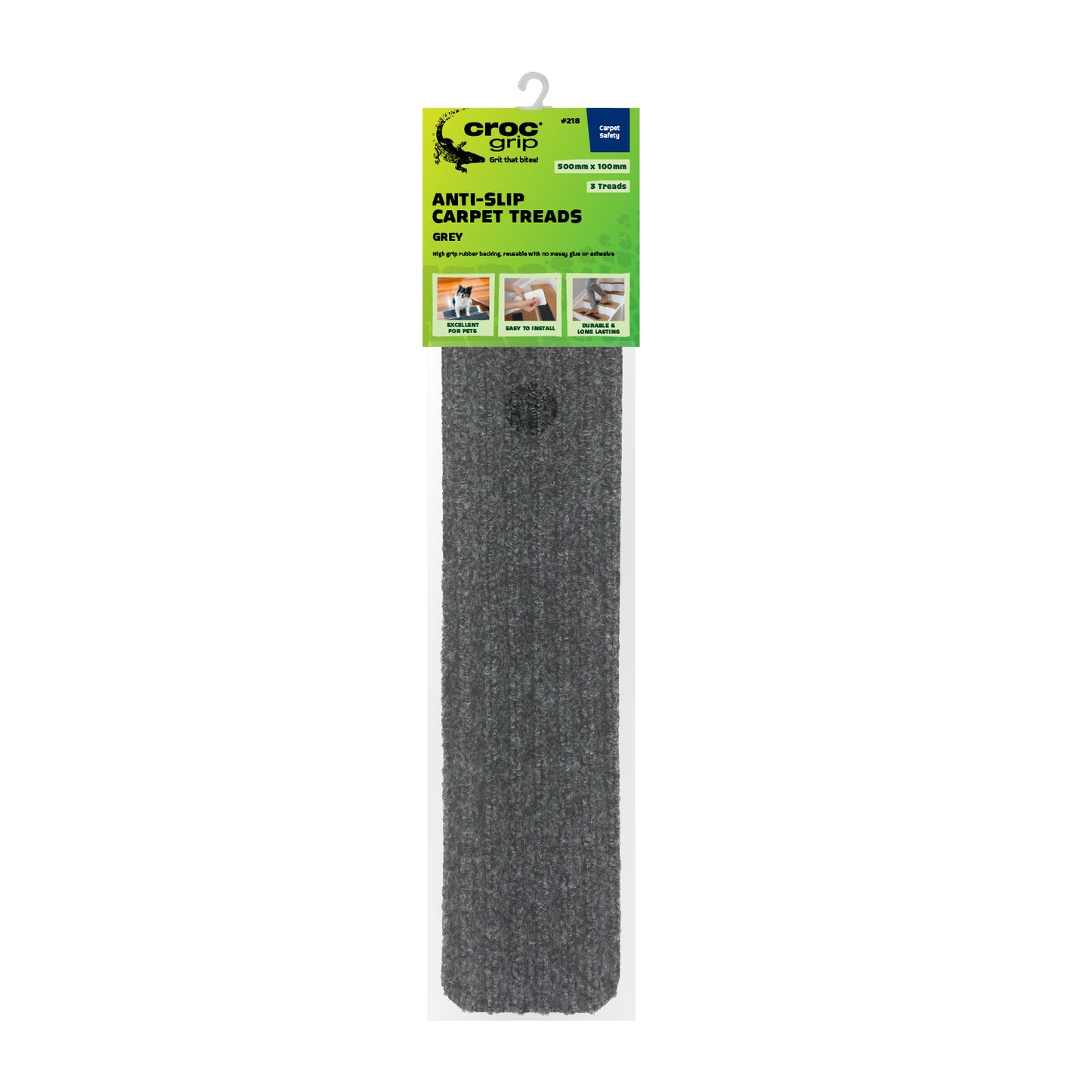 Anti-Slip Carpet Treads - 3 Pack