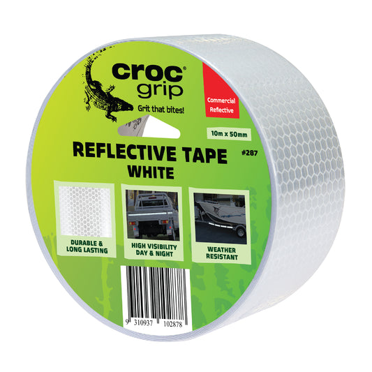 10M x 50MM White Reflective Tape