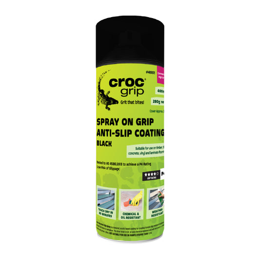 Black Spray on Grip Anti-Slip Coating