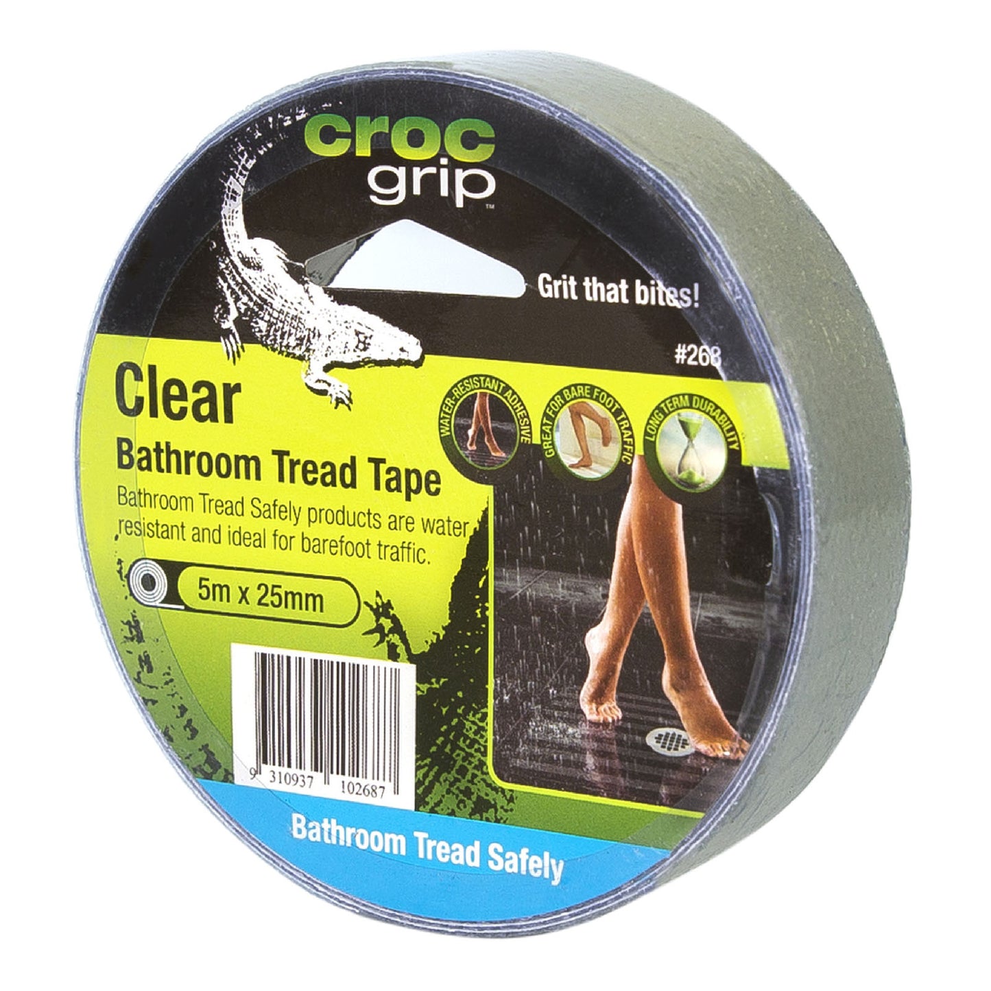 25MM x 5M Clear Bathroom Tread Tape